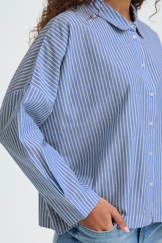 Chemisier 'GILEY' ICHI en bleu