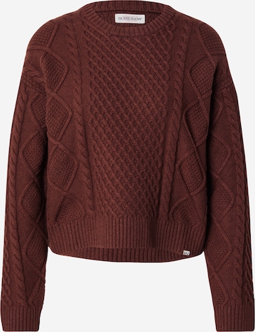 GUESS JEANS Свитер в Коричневый: спереди