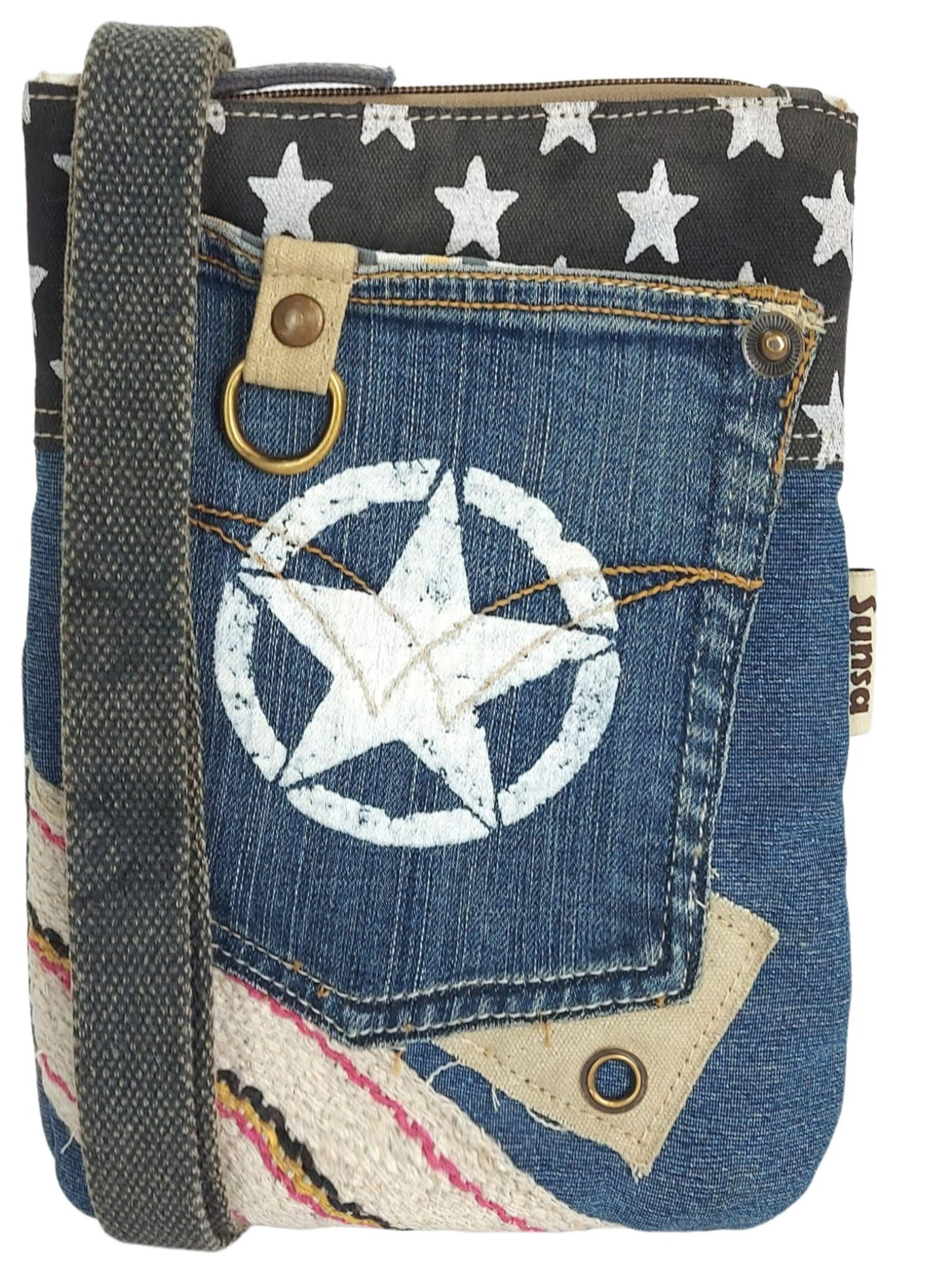 Sunsa Crossbody Bag 'Sunsa' in Blue: front