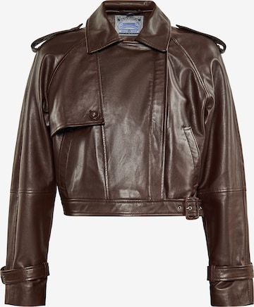 DreiMaster Vintage Jacke in Braun: Vorderseite