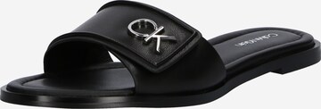 Calvin Klein - Zapatos abiertos en negro: frente