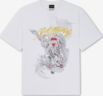 Ed Hardy Paita 'Storming New York' värissä valkoinen: etupuoli