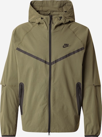 Veste mi-saison Nike Sportswear en vert : devant