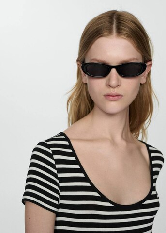 MANGO Jurk 'Venice' in Zwart