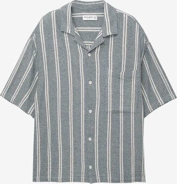 Pull&Bear Comfort Fit Paita värissä sininen: etupuoli