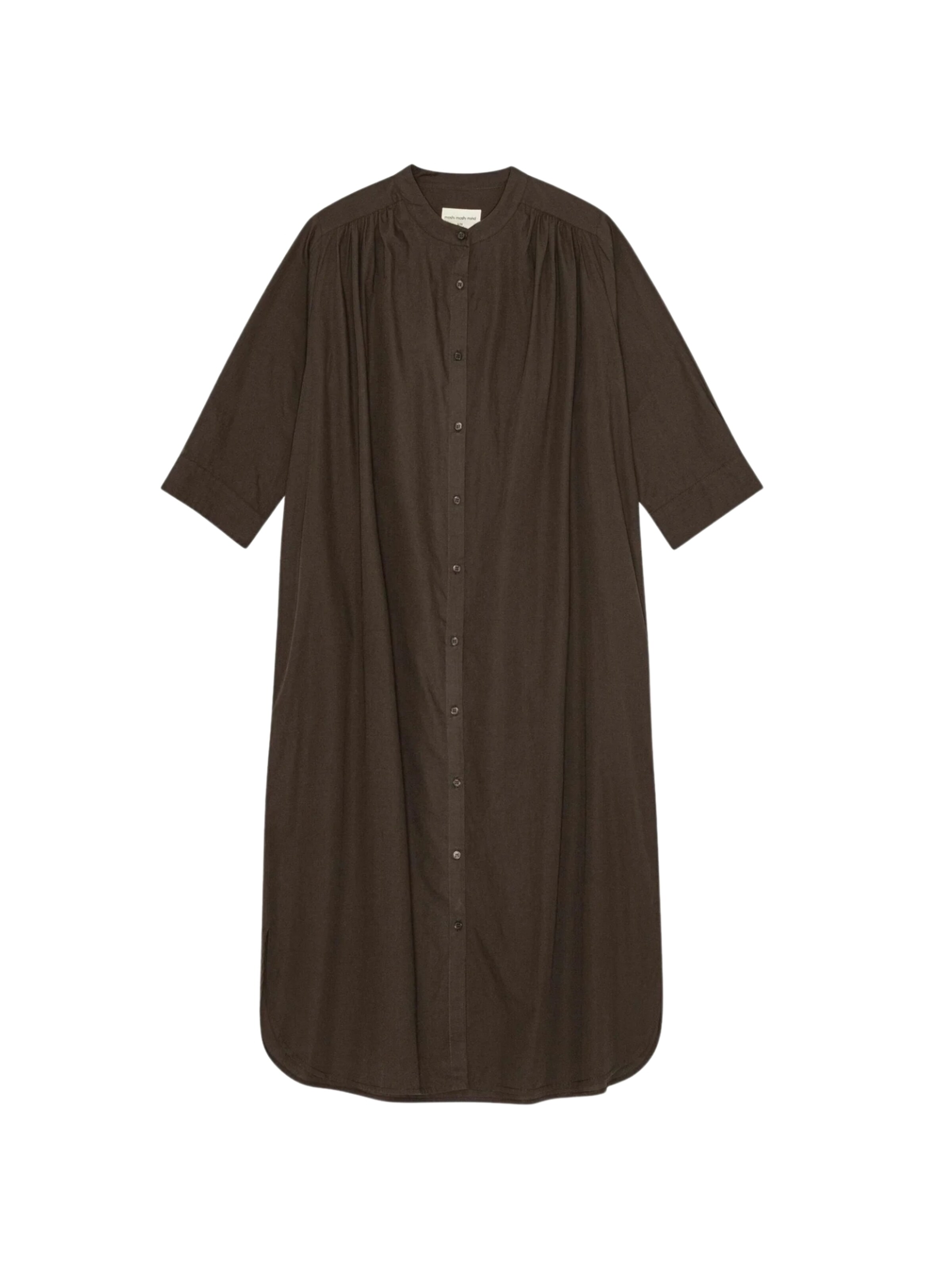 moshi moshi mind Loosefit Kjole 'Laurella' i brun: forside