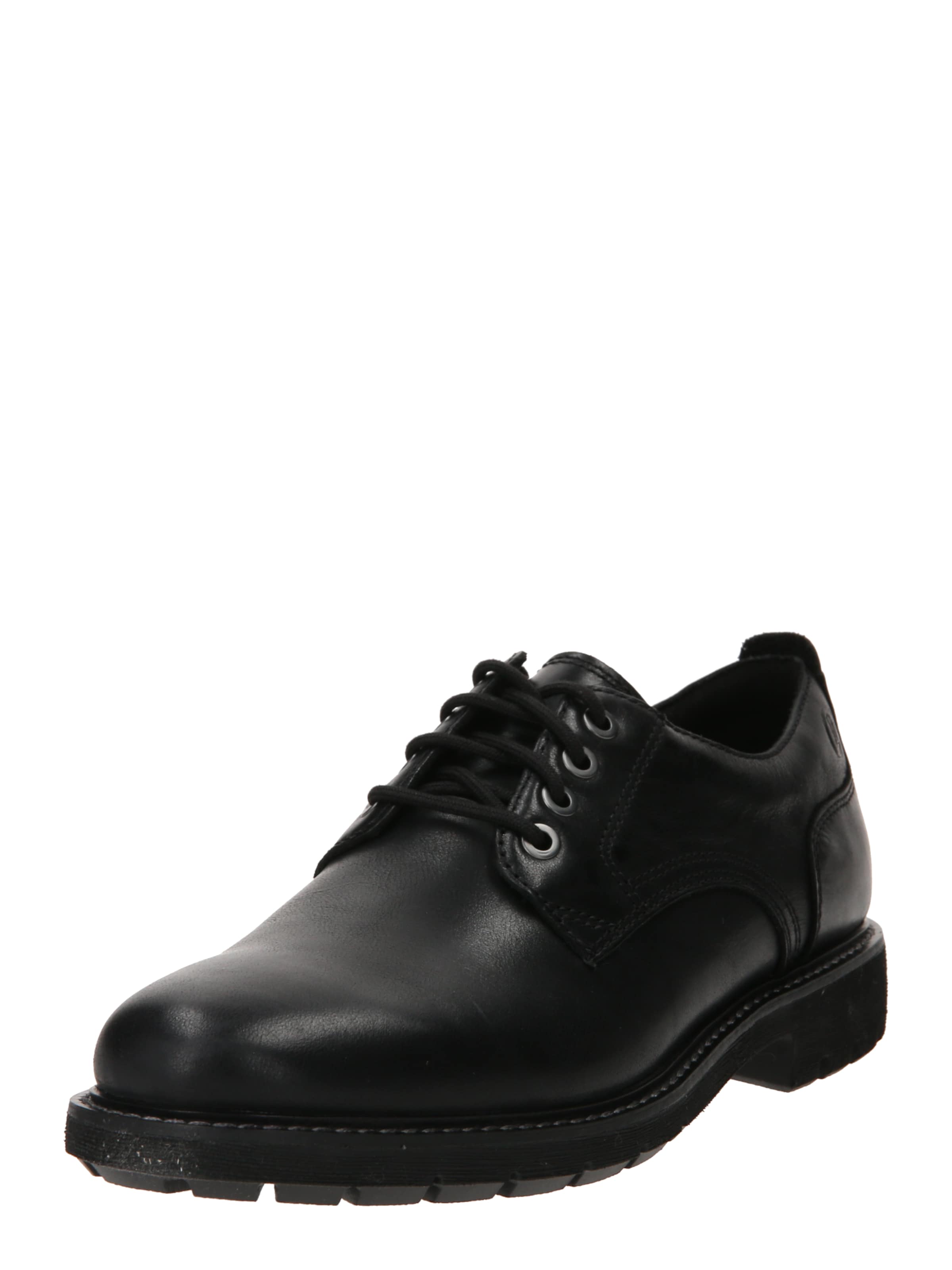 CLARKS Lace-up shoe 'Batcombe' in Black: front