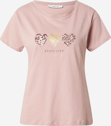 ABOUT YOU T-Shirt 'Isa' in Pink: Vorderseite