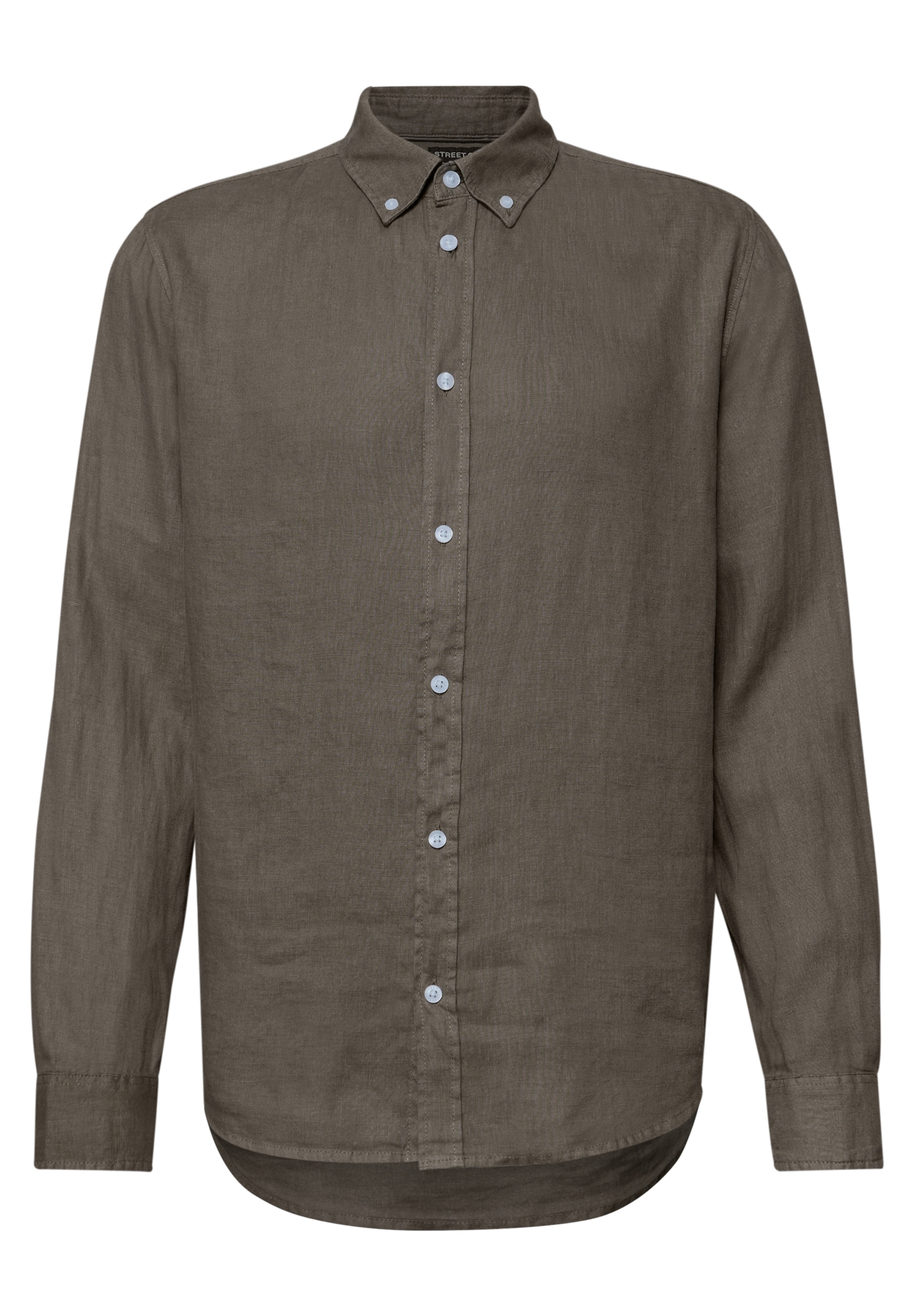 Street One MEN Business Shirt in Brown: front