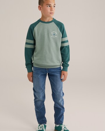 WE Fashion Футболка в Зеленый