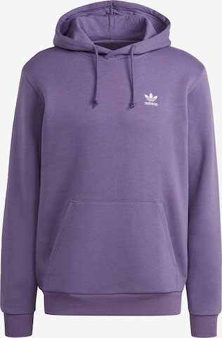 ADIDAS ORIGINALS Sweatshirt 'Trefoil Essentials' in Purple: front