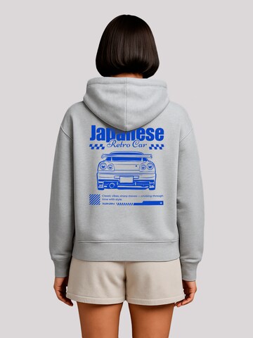 F4NT4STIC Trui 'Retro Car Japanese Streetstyle' in Grijs