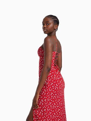 Bershka Summer dress in Red