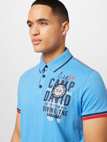 T-Shirt CAMP DAVID en bleu