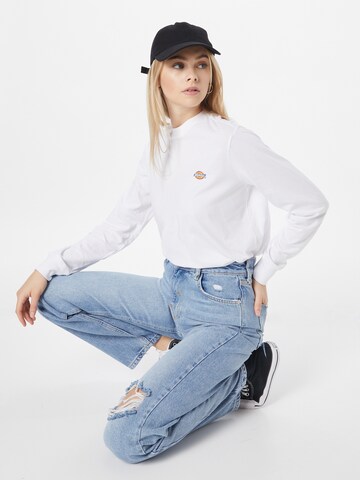 DICKIES Тениска 'Mapleton' в бяло