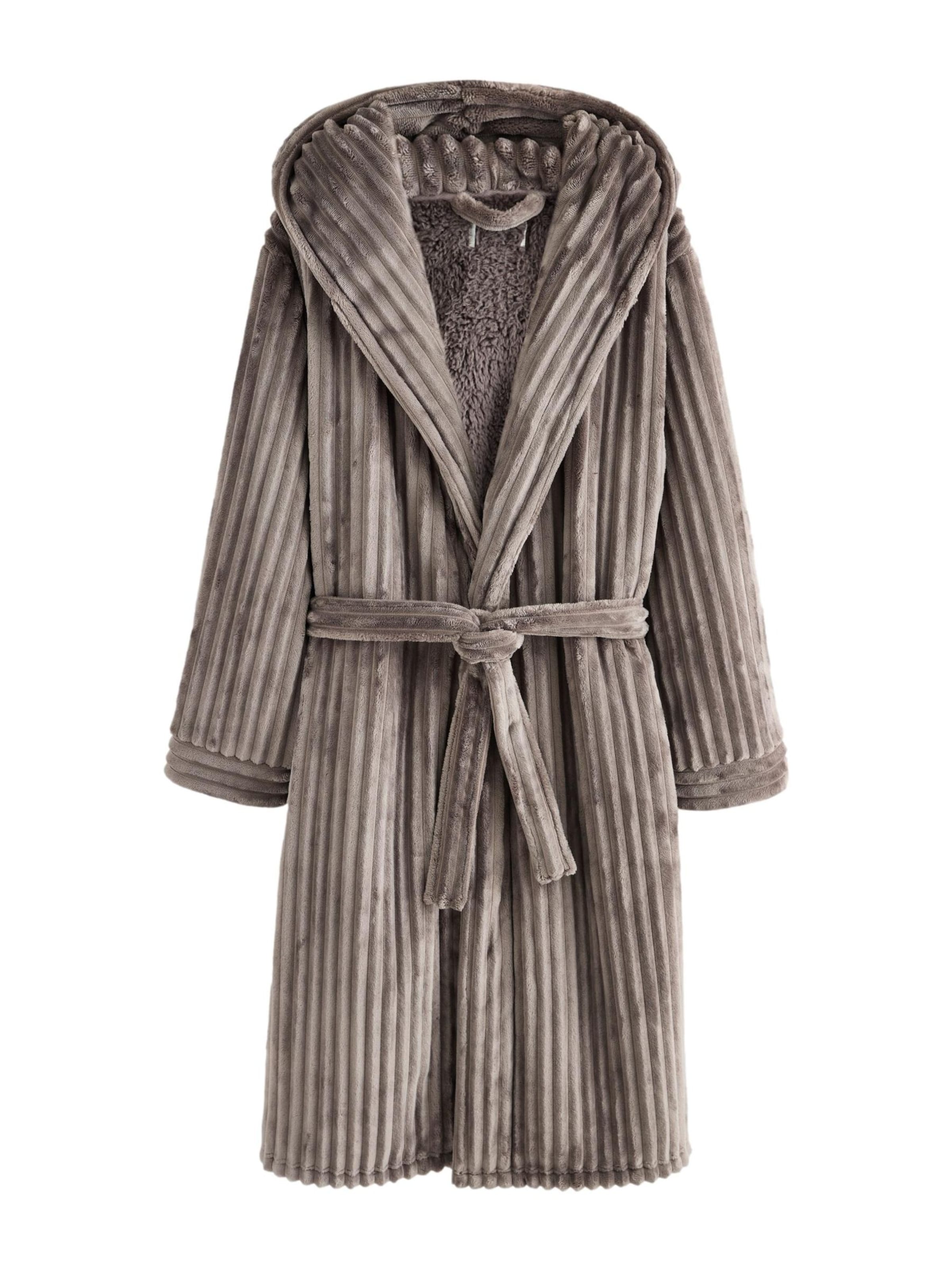 pilka Next Ilgas vonios chalatas: priekis