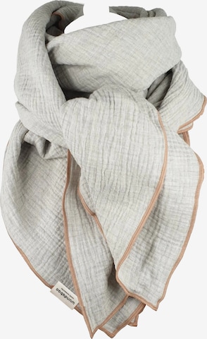 wundabaa Schal 'Musselin' in Beige: Vorderseite