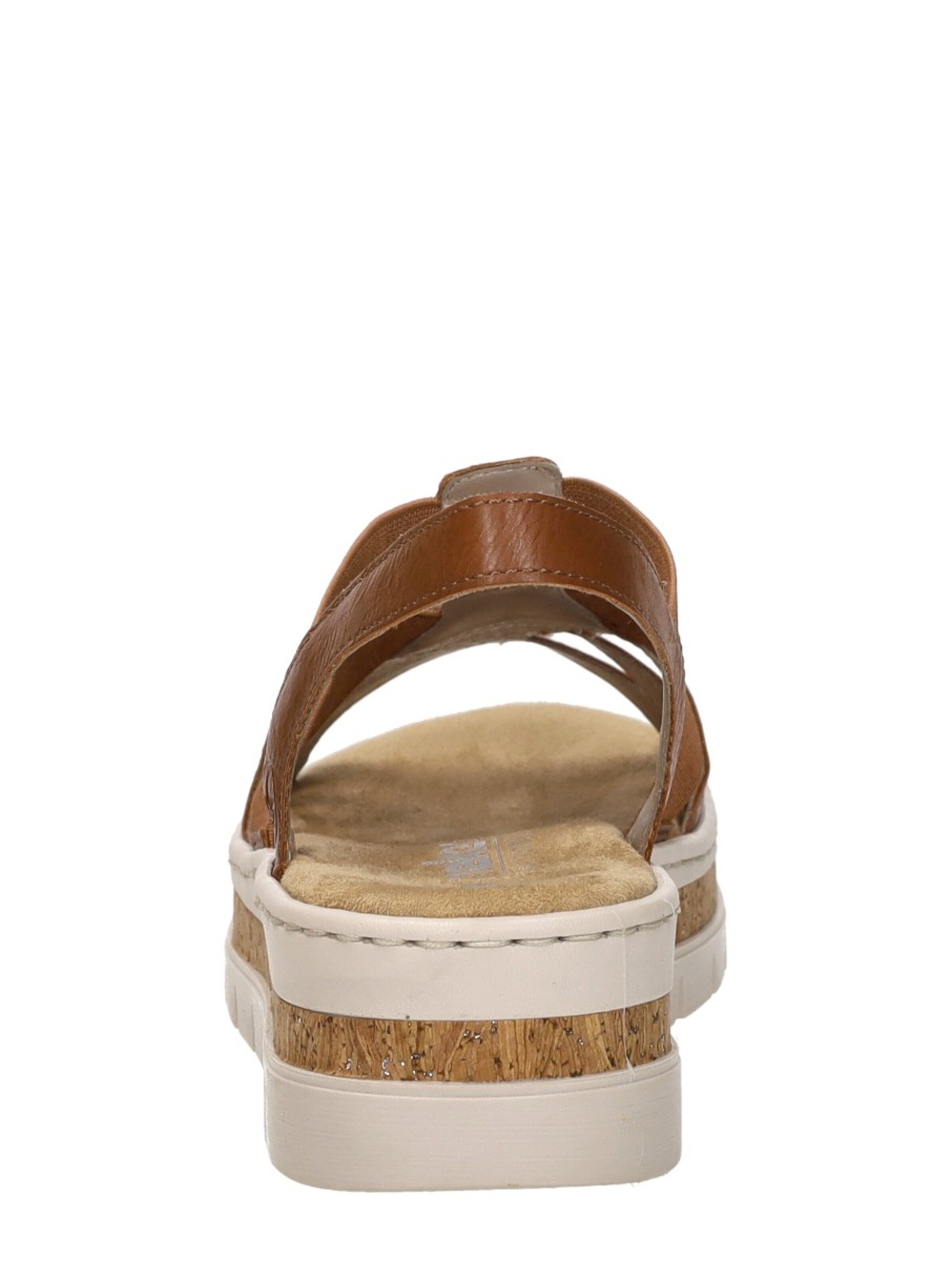 Sandales 'Sandalen Plat' Rieker en marron
