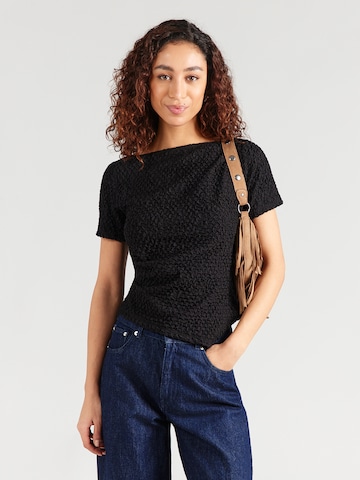 T-shirt 'VMSAGA' VERO MODA en noir : devant