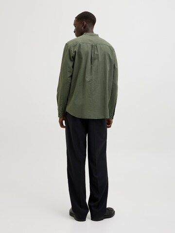 Slim fit Camicia 'JJESummer Band' di JACK & JONES in verde