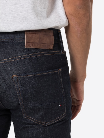 TOMMY HILFIGER Slimfit Jeans 'Denton' in Zwart