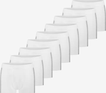 SCHIESSER Boxershorts '95/5 Stretch - Organic Cotton' in Wit: voorkant