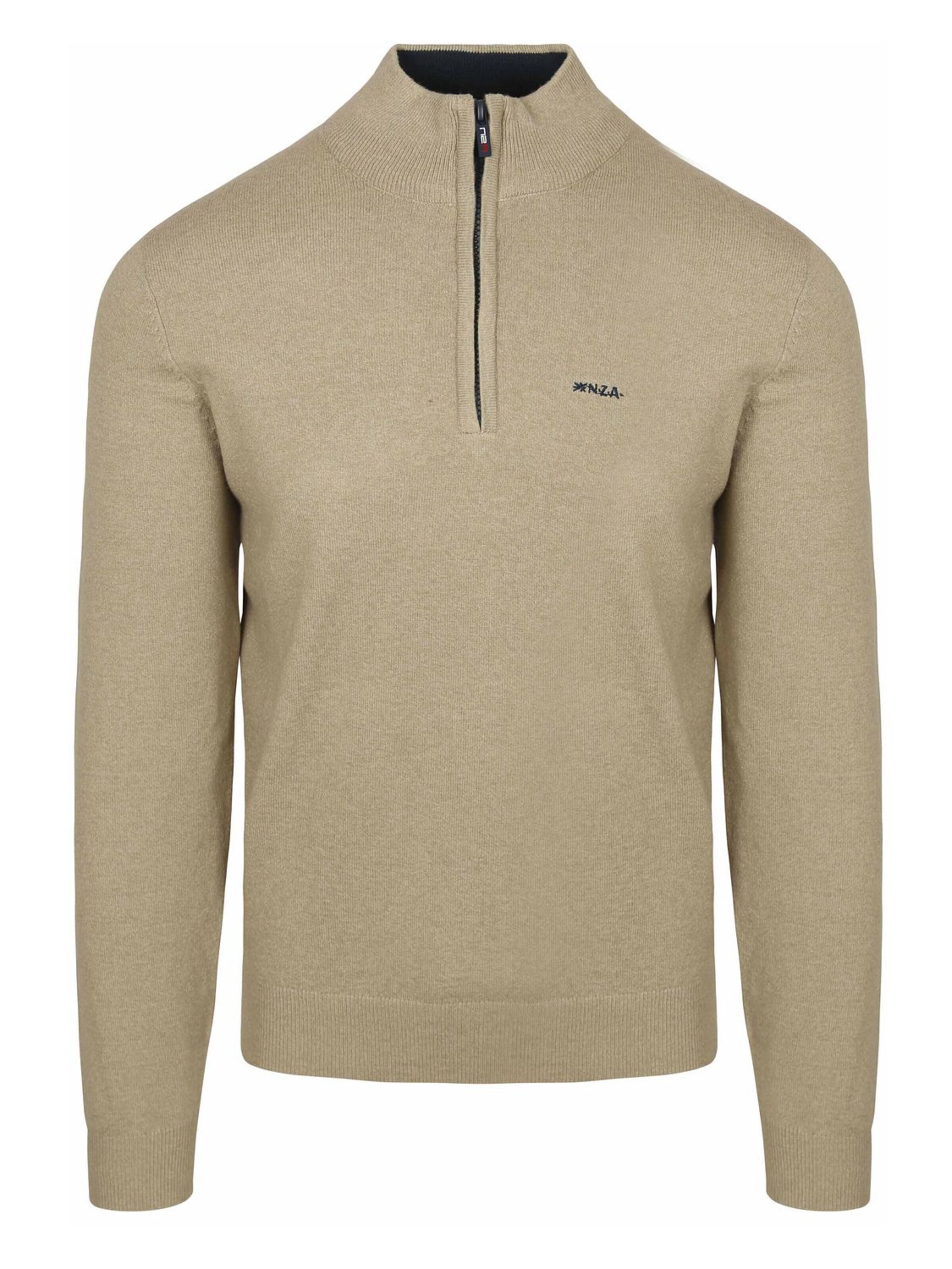 NZA New Zealand Auckland Sweater 'Christopher' in Beige: front