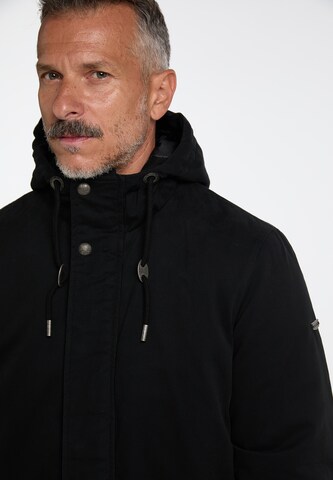 DreiMaster Vintage Winter parka 'Imane' in Black