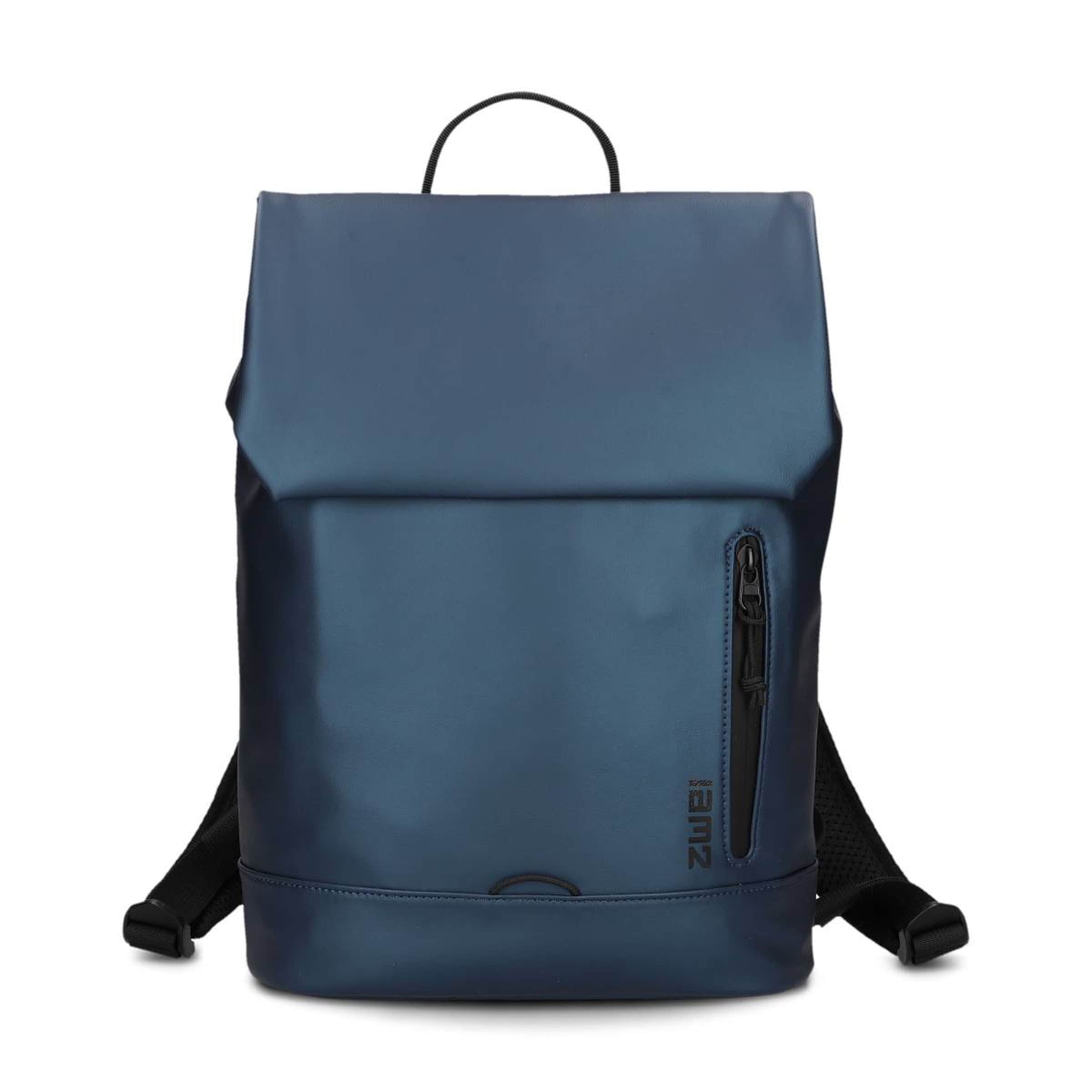 ZWEI Backpack in Blue: front