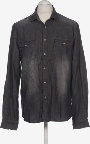 CELIO Button Up Shirt in XL in Grey: front