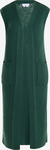 usha WHITE LABEL Knitted Vest 'Teylon' in Green: front