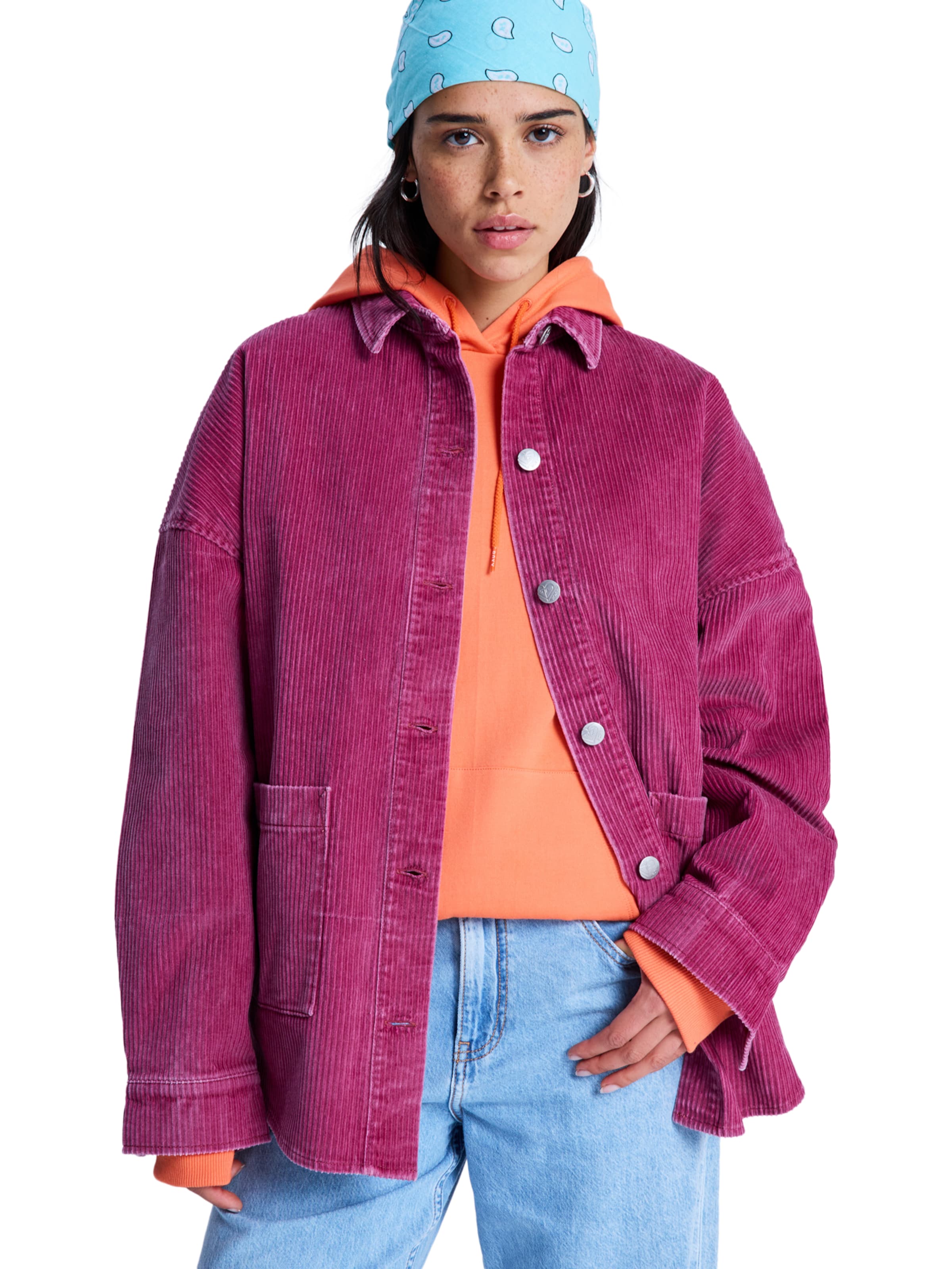 ROXY Jacke 'Kick Back' in Pink: Vorderseite