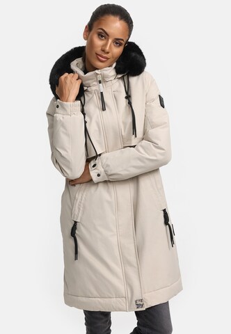 Cappotto invernale 'Kaltwetterretter' di NAVAHOO in beige: frontale