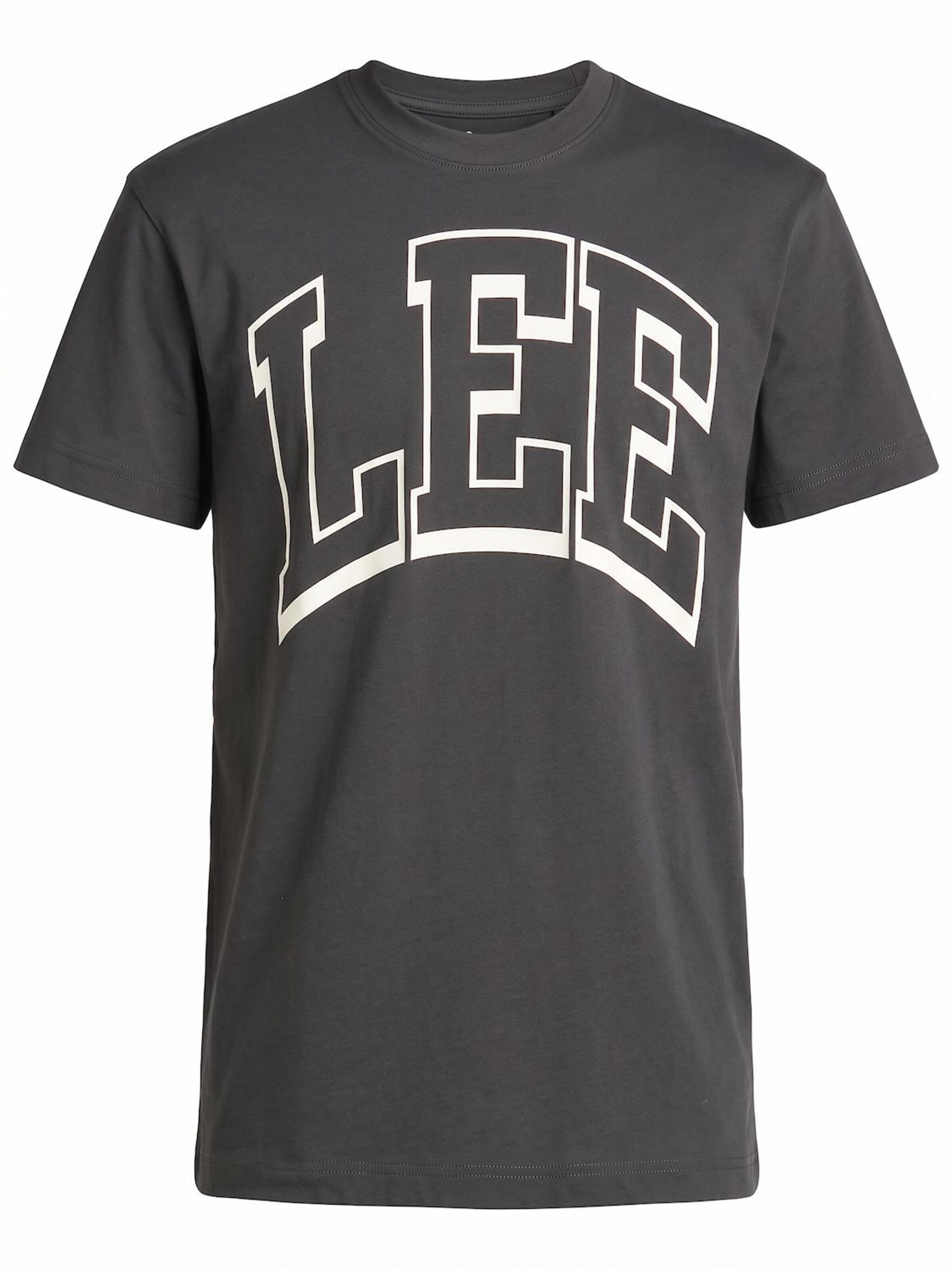 T-Shirt 'Varsity Tee' Lee en gris : devant
