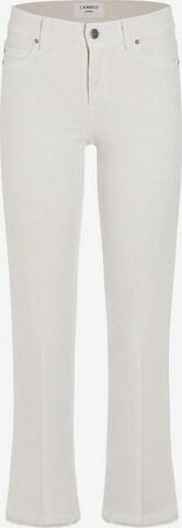 Cambio Regular Broek in Wit: voorkant