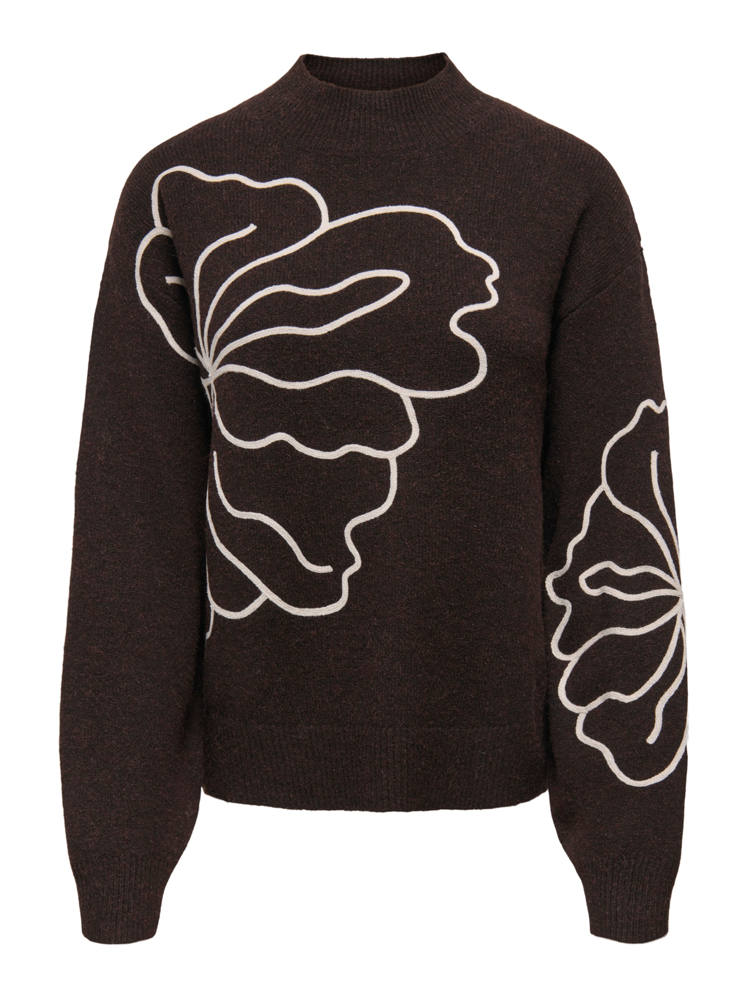 JDY Pullover 'JDYJELLA' i brun: forside