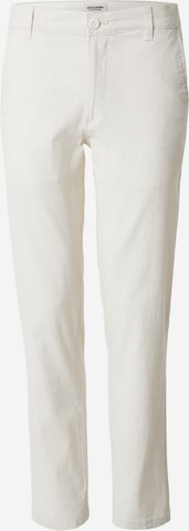 JACK & JONES Chino nohavice 'JPSTOLLIE JJDAVE' - Biela: predná strana
