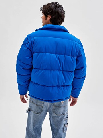 GUESS Winter Jacket in Blue