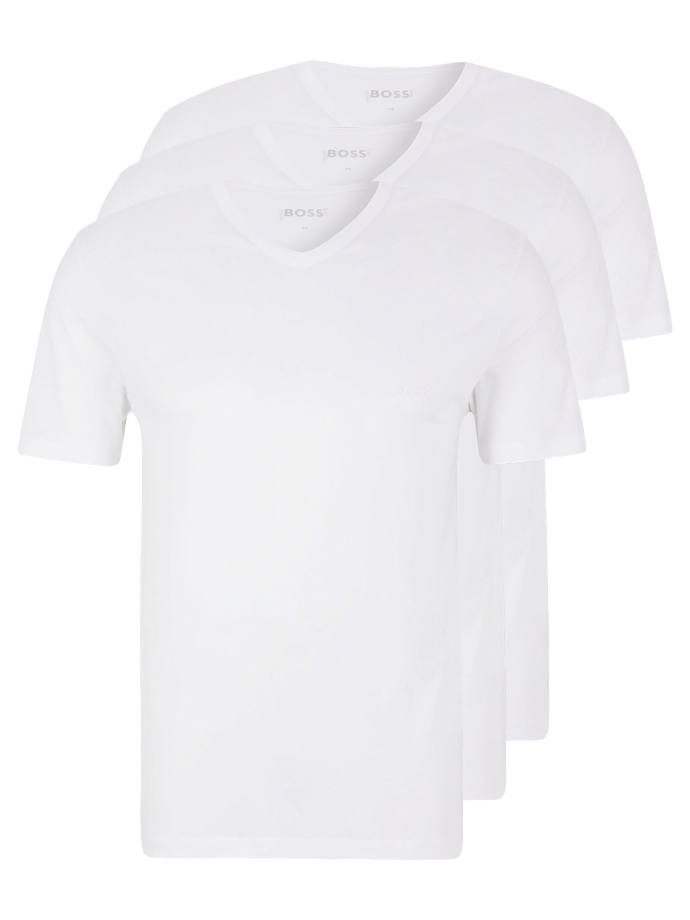BOSS Shirt 'Classic V-Neck' in XXL in White, Item view