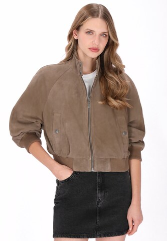 DreiMaster Vintage - Casaco meia-estação em castanho: frente