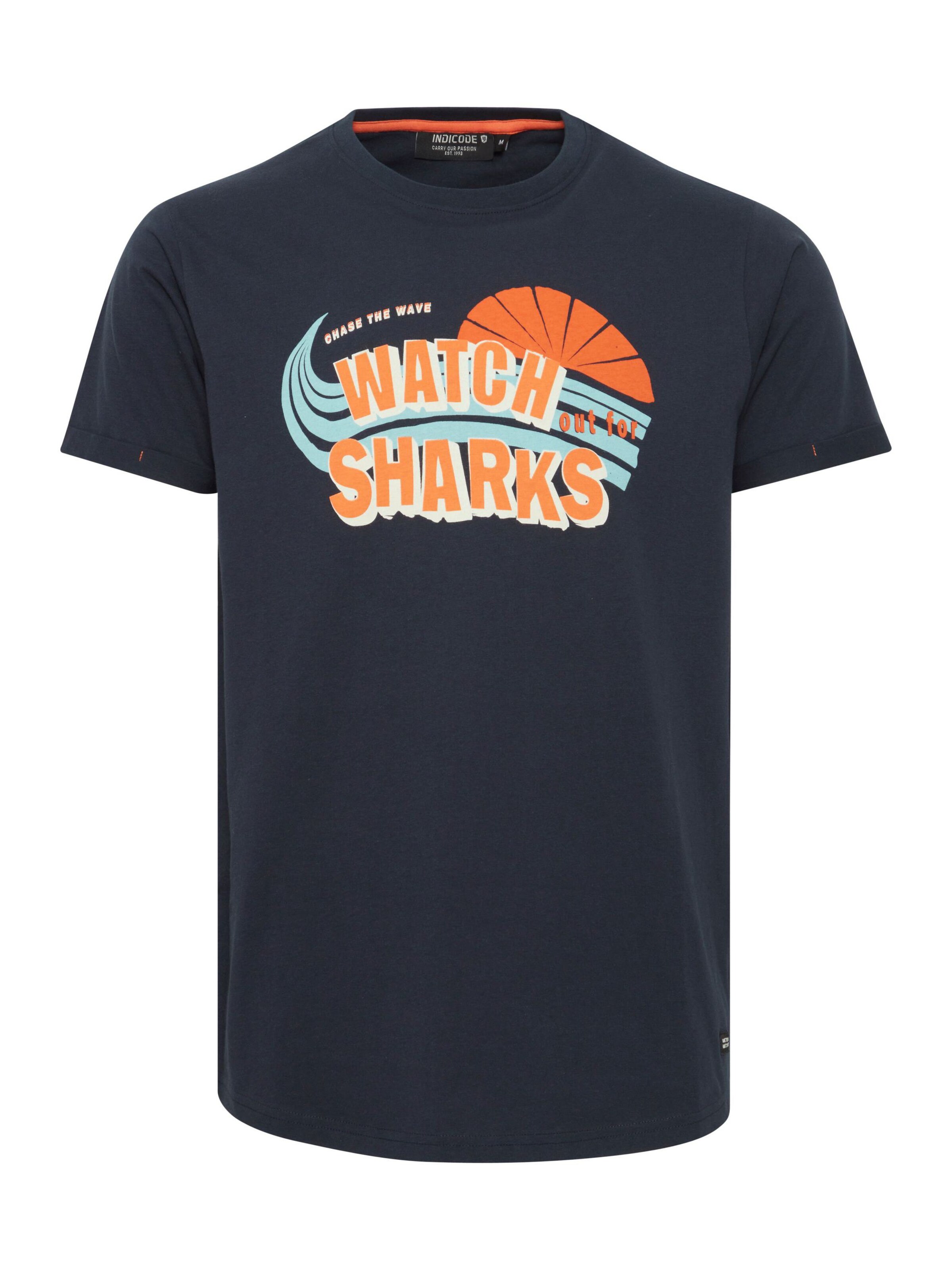 Maglietta 'Daniel' di INDICODE JEANS in blu: frontale