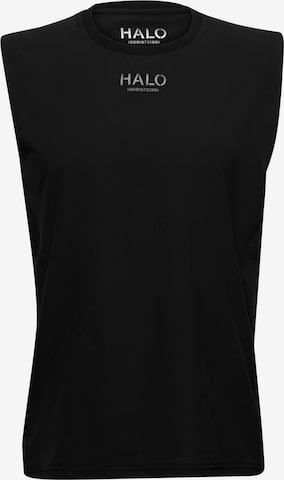 T-Shirt fonctionnel HALO en noir : devant