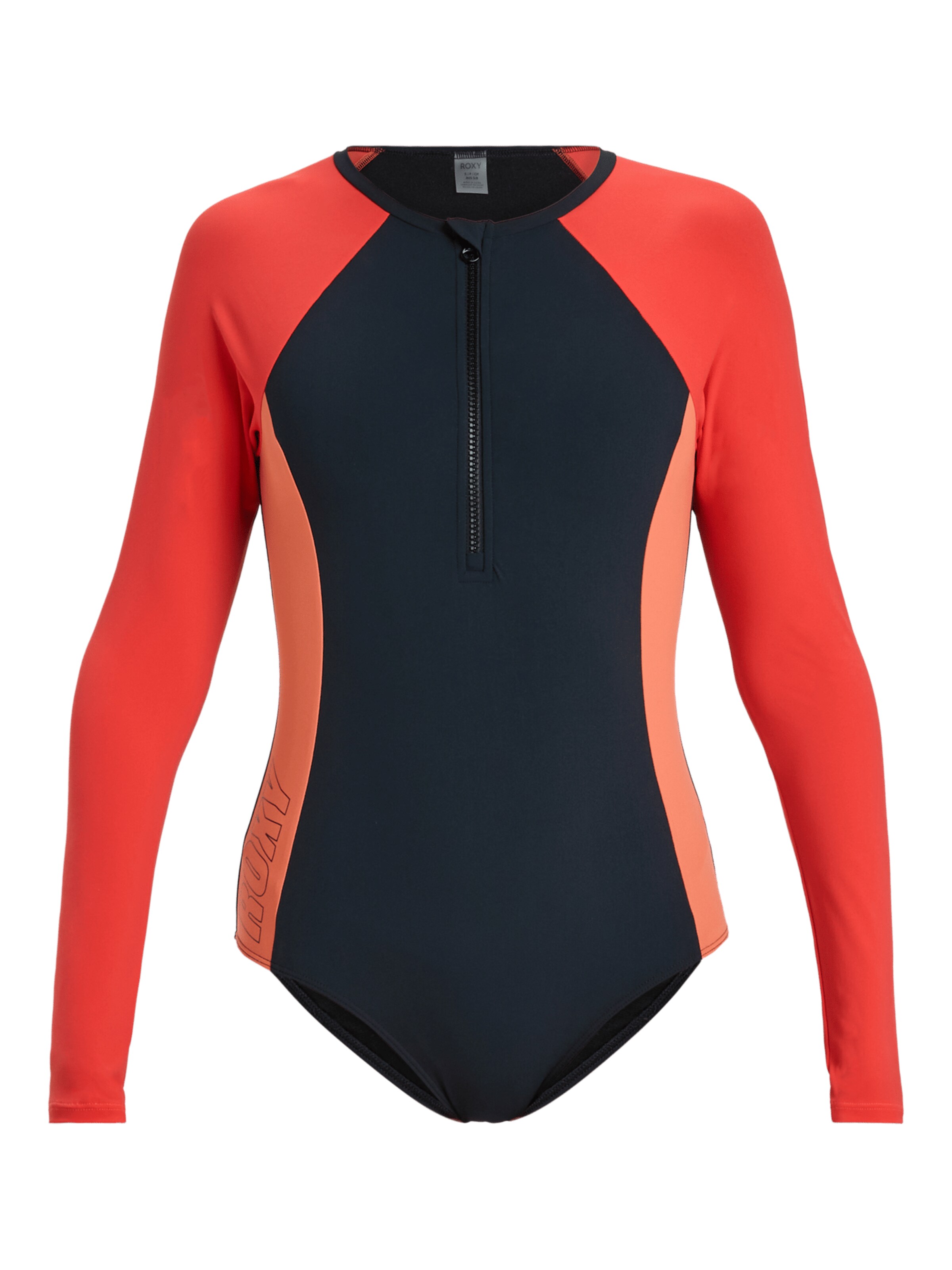 ROXY Active Swimsuit in Anthracite / Salmon / Light red, Item view