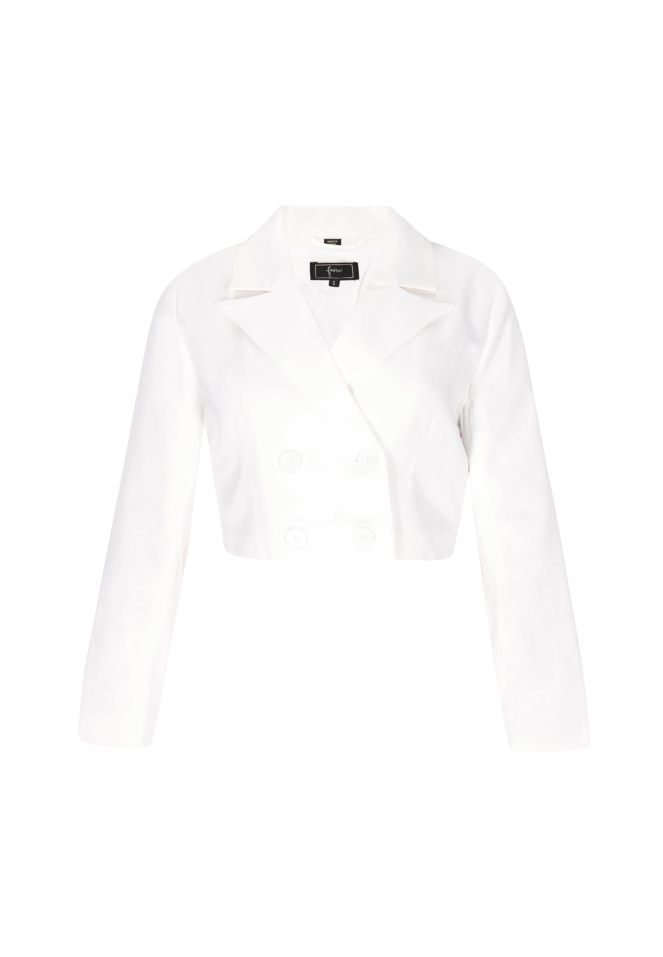 faina Blazer en blanc, Vue avec produit