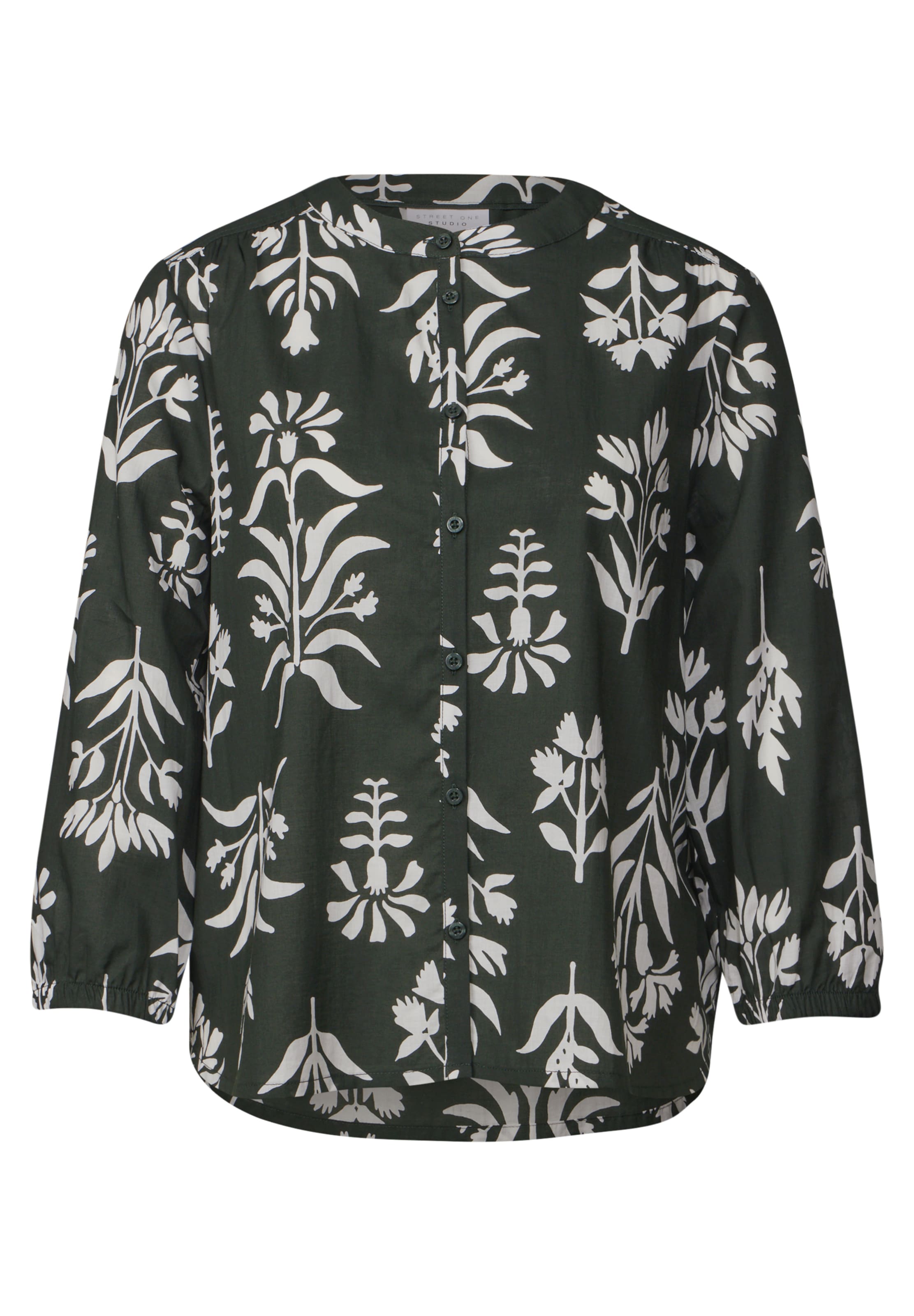 Street One Studio Bluse in Grün: Vorderseite