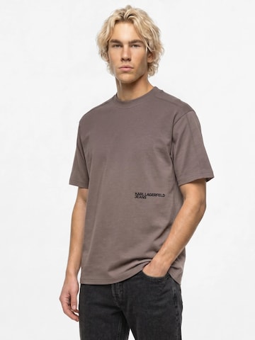 KARL LAGERFELD JEANS - Camisa em cinzento: frente
