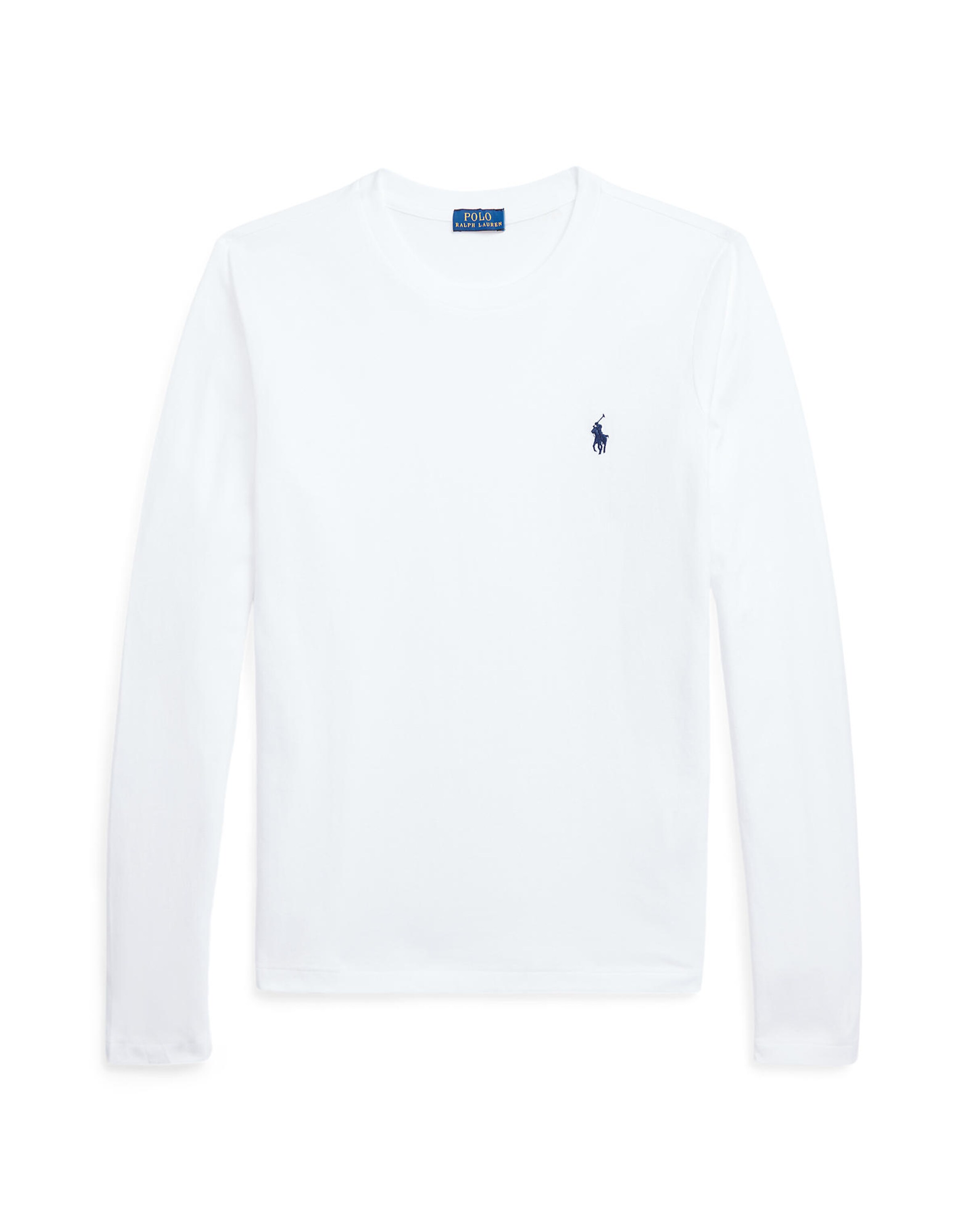 Polo Ralph Lauren Μπλουζάκι 'KNIT-T-SHIRT' σε λευκό: μπροστά