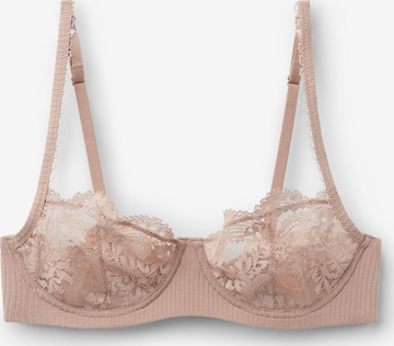 INTIMISSIMI Balconette Bra 'Denise' in Beige: front