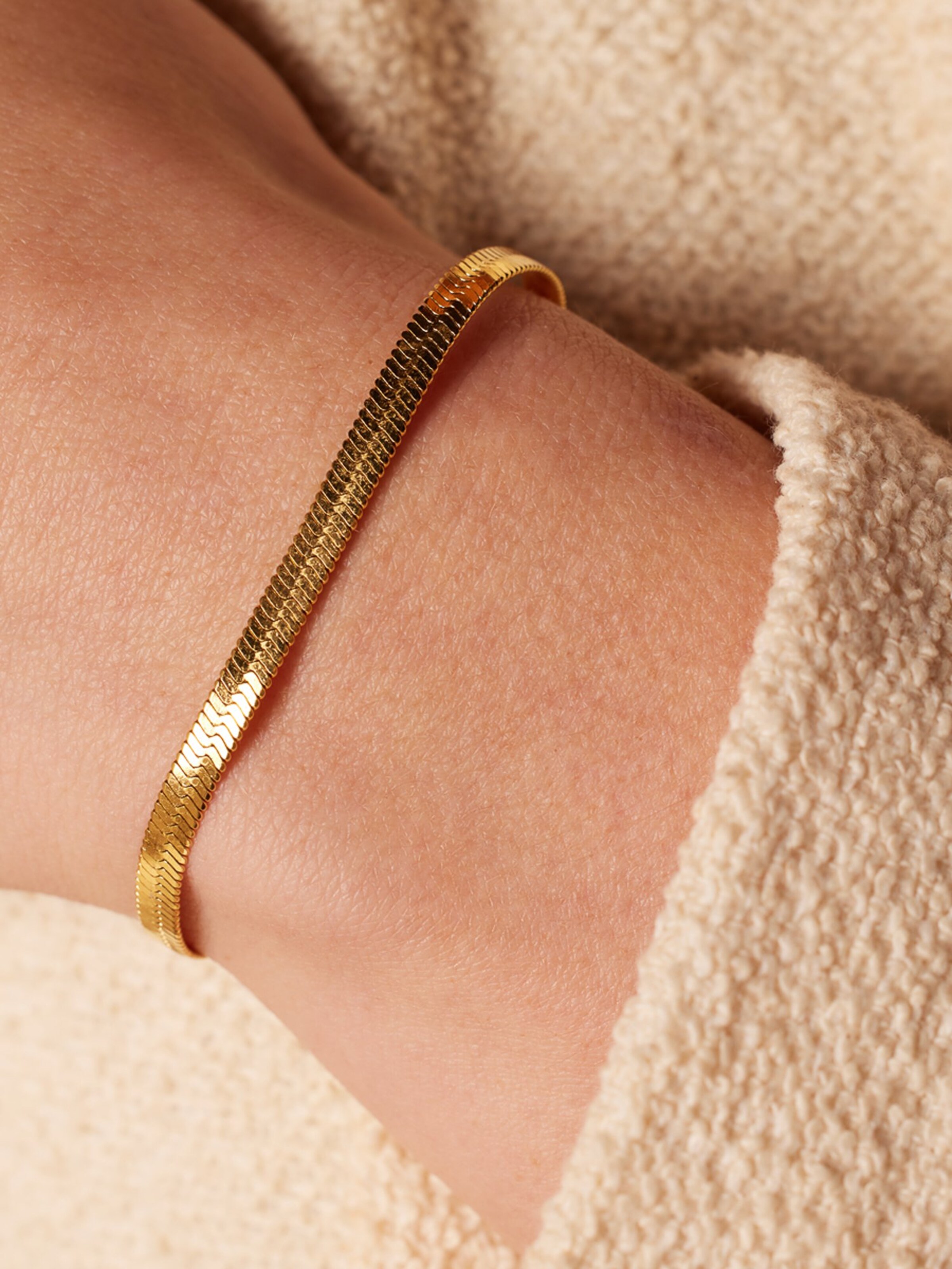 Lucardi Bracelet in Gold