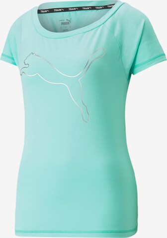 PUMA - Camiseta funcional en verde: frente